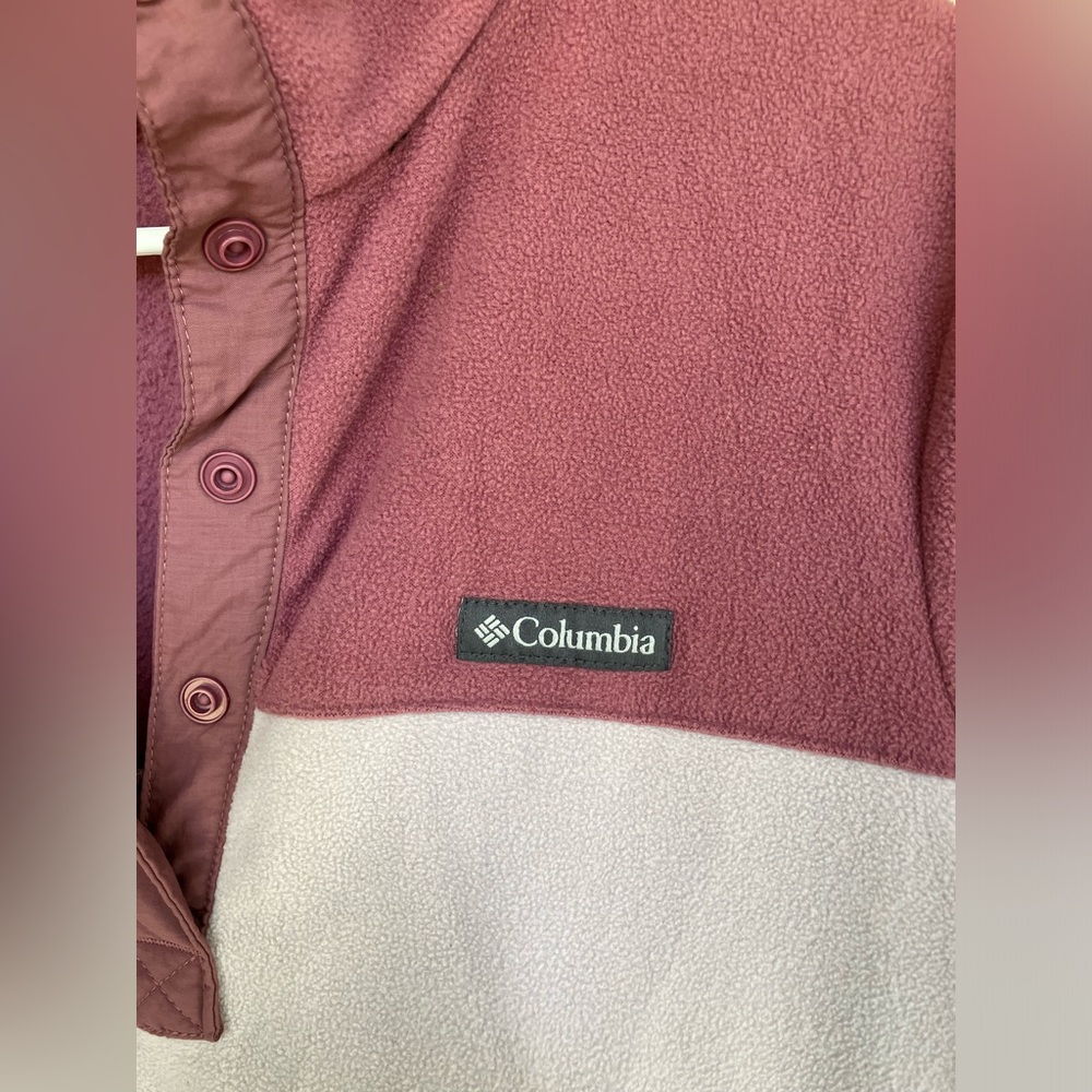 Pink Columbia Benton springs half snap fleece jacket - Picture 3 of 5